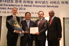 The Korea Retail Financial Services Awards 2014 - Shinhan Financial Group