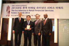 The Korea Retail Financial Services Awards 2014 - Shinhan Bank